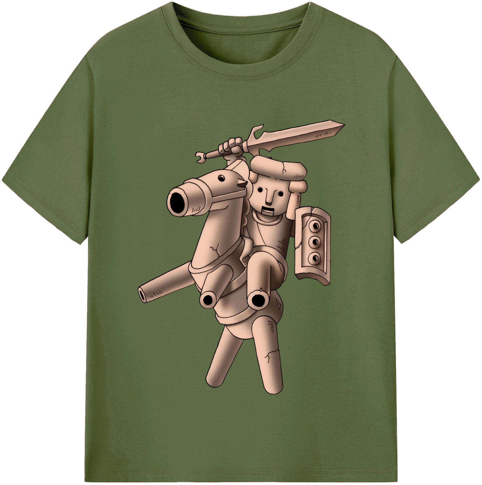 （画像用） ドラゴンクエスト Doragon Kuesuto Dragon Quest 綿100％半袖Tシャツ（フロントプリント）